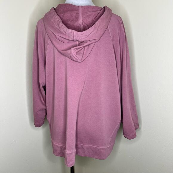 J. Jill Pure Jill Kimono Jacket LARGE Garment Dyed French Terry Beach Cotton - Picture 8 of 10